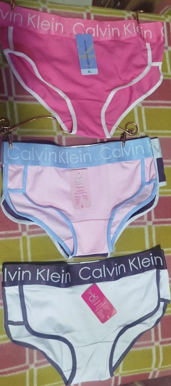 Calzones Calvin Klein de bikini elásticos de algodón modernos para mujer