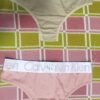 Calzones Calvin Klein de bikini elásticos de algodón modernos para mujer