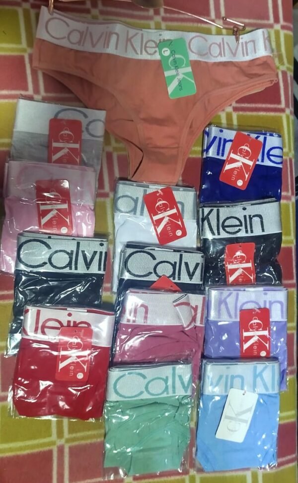 Calzones Calvin Klein de bikini elásticos de algodón modernos para mujer