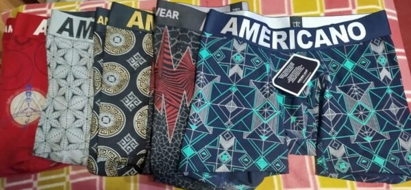 Boxer Americano para Hombre en diferentes diseños y colores