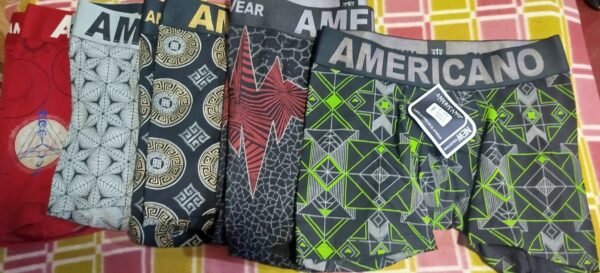 Boxer Americano para Hombre en diferentes diseños y colores