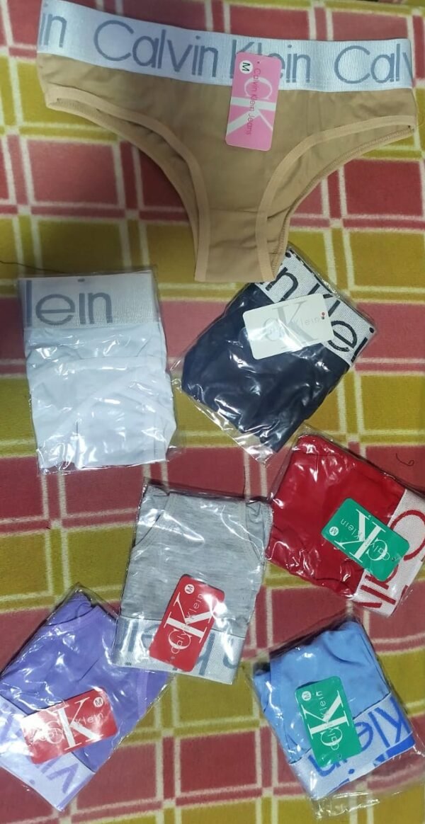 Calzones Calvin Klein de bikini elásticos de algodón modernos para mujer