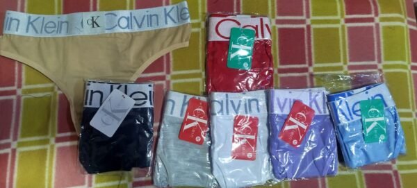 Calzones Calvin Klein de bikini elásticos de algodón modernos para mujer
