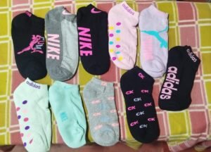 Calcetines deportivos para mujer (taloneras), Diferentes Coles, Diseños y Marcas